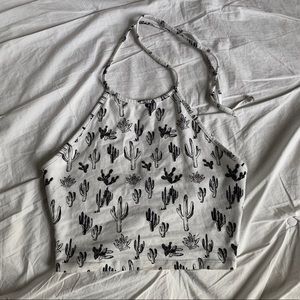 Halter crop top